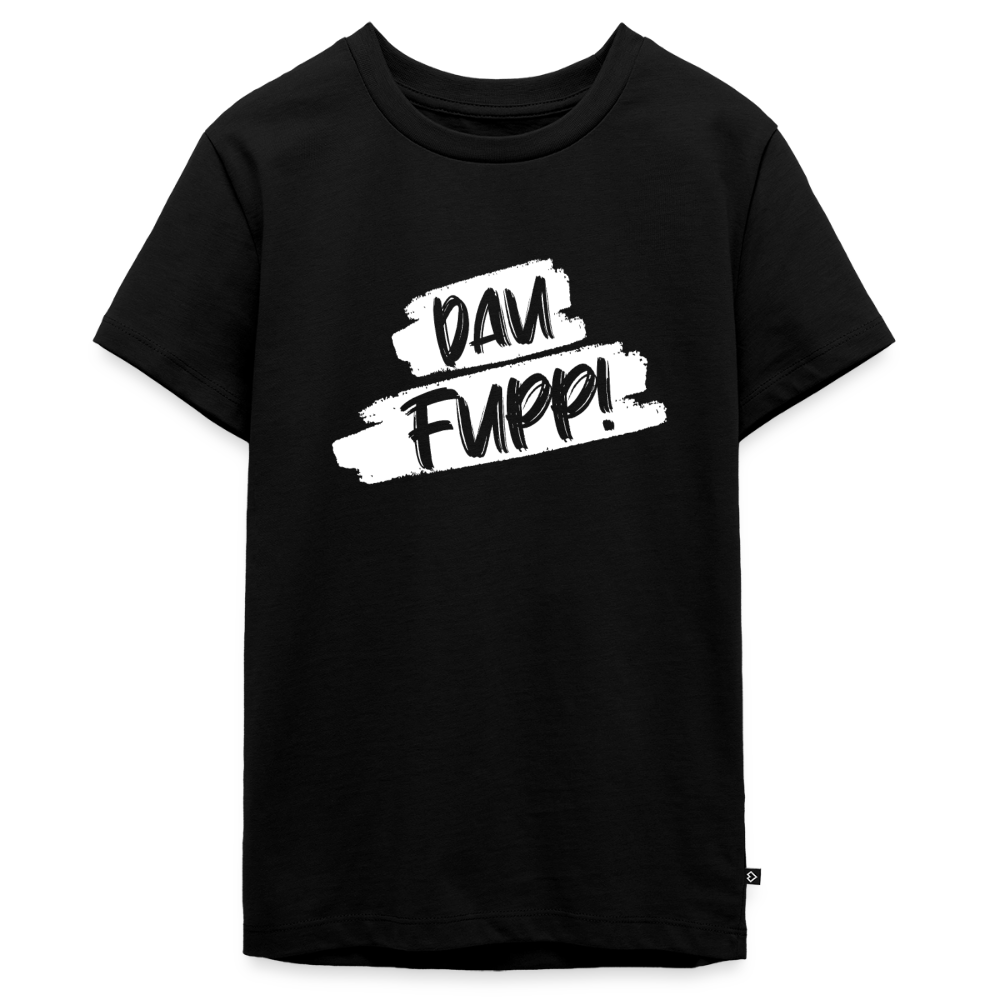 Dau Fupp Teenager Premium T-Shirt - Schwarz