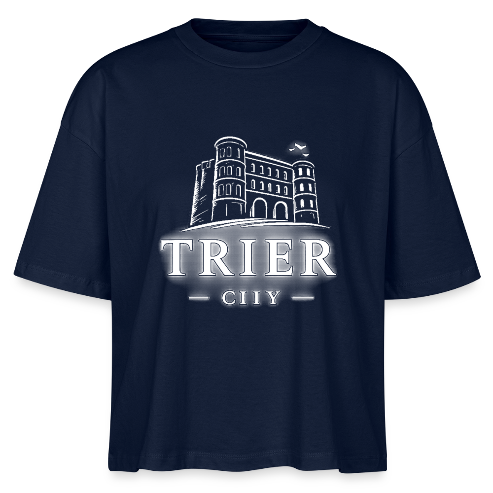 Trier Stanley/Stella Frauen Boxy Bio-T-Shirt Nova - Navy
