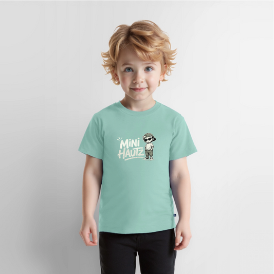 Mini Hautz Kinder Premium T-Shirt - Mint 