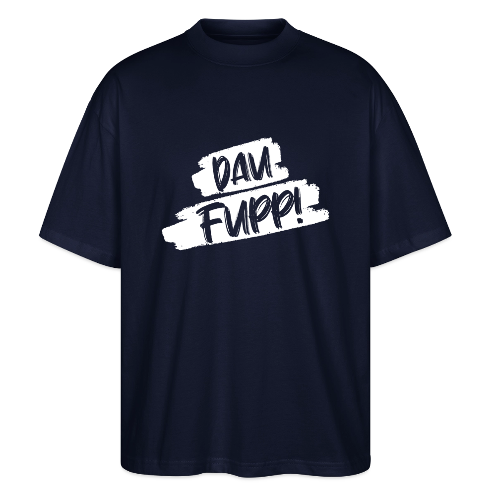Dau Fupp Oversized Unisex Bio T-Shirt Blaster - Navy