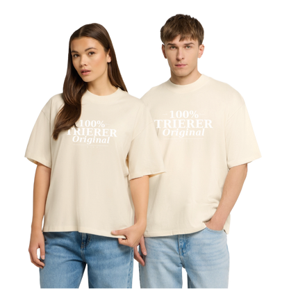 Trier Oversized Unisex Bio T-Shirt - Natur