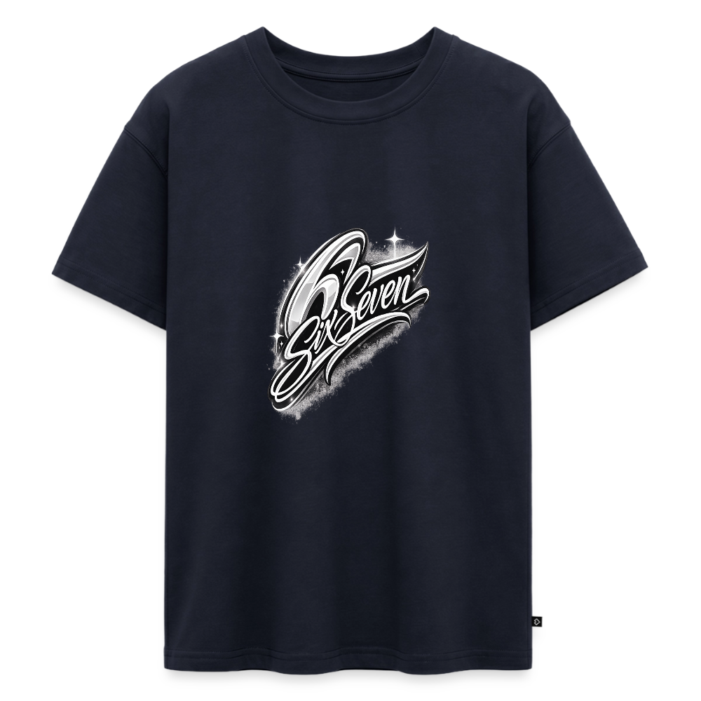 SixSeven Oversized Teenager Premium Organic T-Shirt - Navy