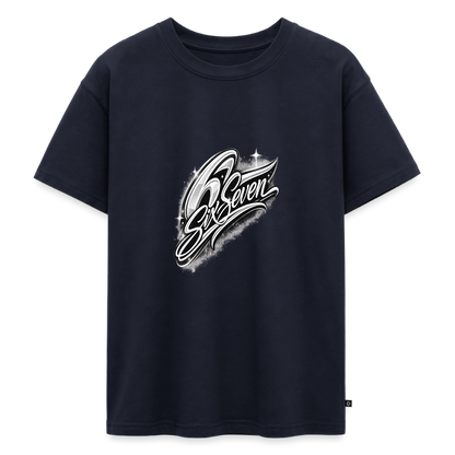 SixSeven Oversized Teenager Premium Organic T-Shirt - Navy