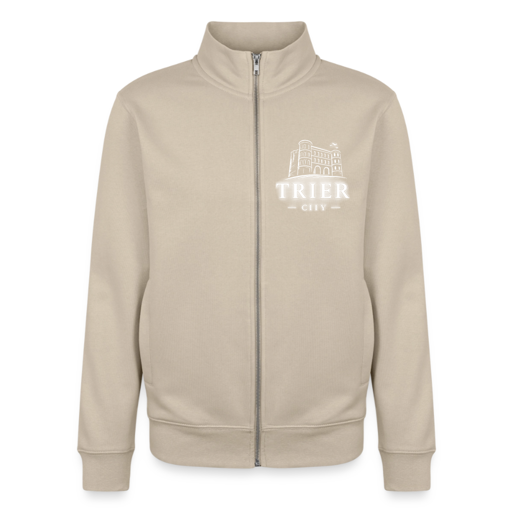 Trier City Unisex Bio Zip Sweatshirt von Stanley/Stella - Cremebeige