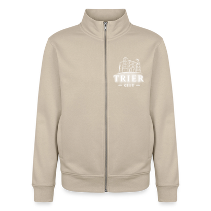 Trier City Unisex Bio Zip Sweatshirt von Stanley/Stella - Cremebeige