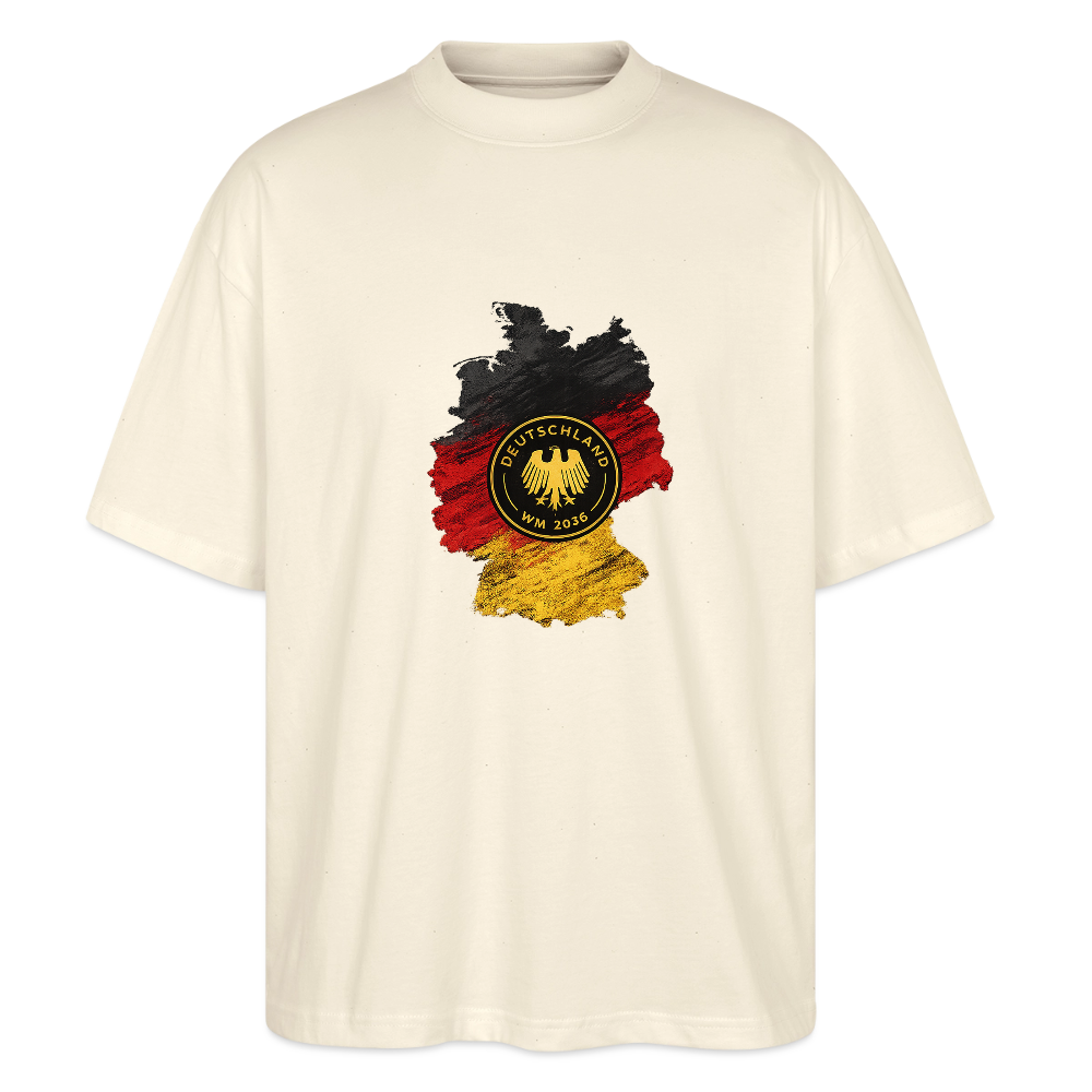 Deutschland  Oversized Unisex Bio T-Shirt - Natur