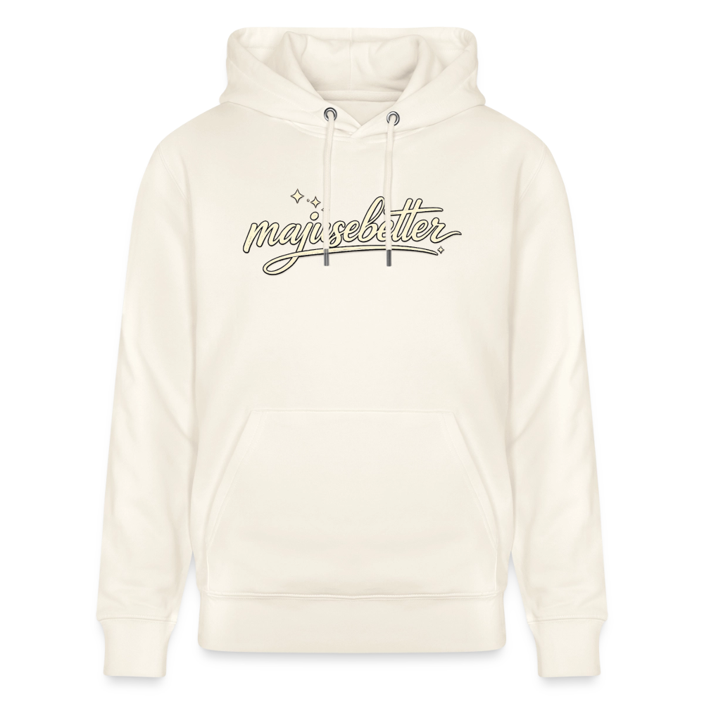 Majusebetter Unisex Bio-Hoodie CRUISER - Naturweiß 
