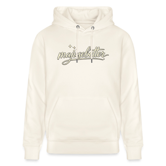 Majusebetter Unisex Bio-Hoodie CRUISER - Naturweiß 