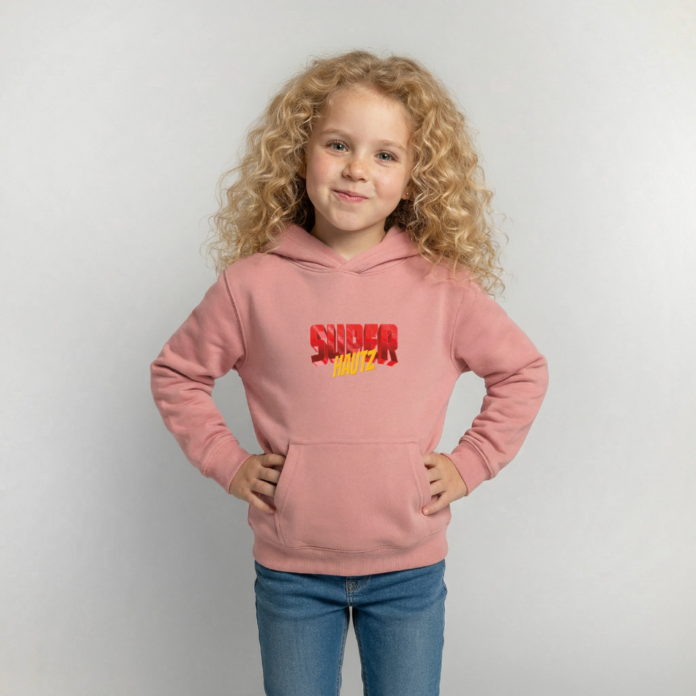 Super Hautz Kinder Hoodie - Altrosa