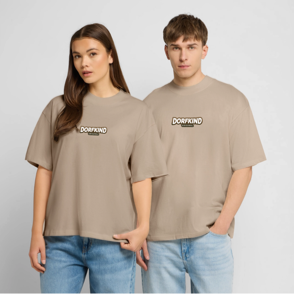 Dorfkind Oversized Unisex Bio T-Shirt Blaster 2.0 - Steingrau
