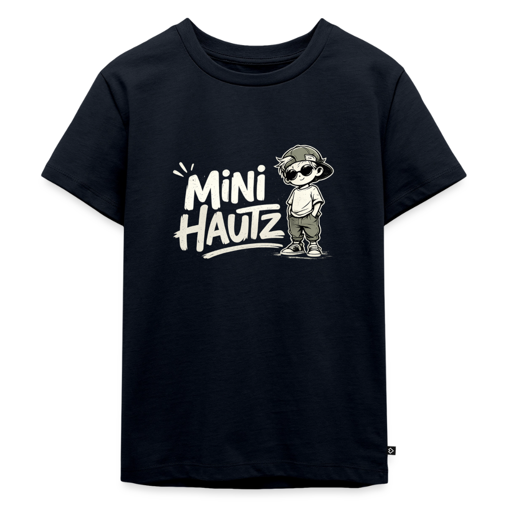 Mini Hautz Kinder Premium T-Shirt - Navy
