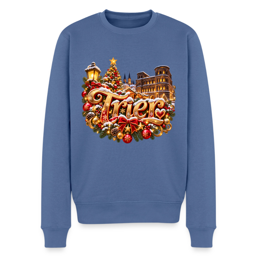 Weihnachten Männer Premium Pullover - Taubenblau