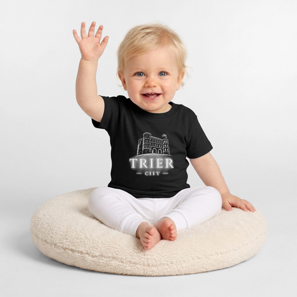 Trier Baby T-Shirt - Schwarz