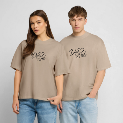 Dau & Eich Stanley/Stella Oversized Unisex Bio T-Shirt Blaster 2.0 - Steingrau