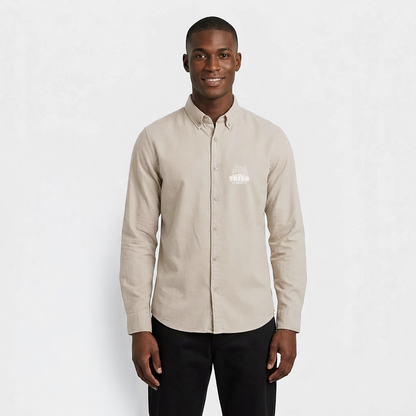 Trier Männer Oxford Hemd von Stanley/Stella - Beige