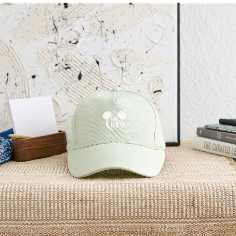 Mini Hautz Kinder Bio Basecap - Helles Mintgrün
