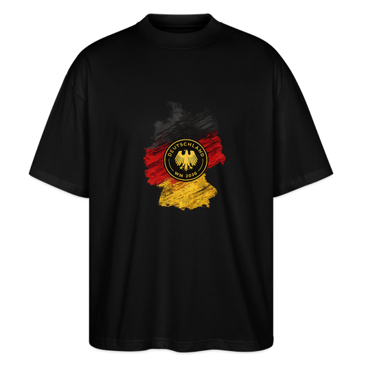 Deutschland  Oversized Unisex Bio T-Shirt - Schwarz