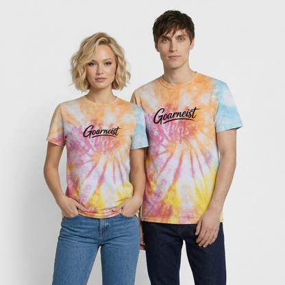Goarneist Unisex Premium Tie Dye T-Shirt - Regenbogen-Spirale