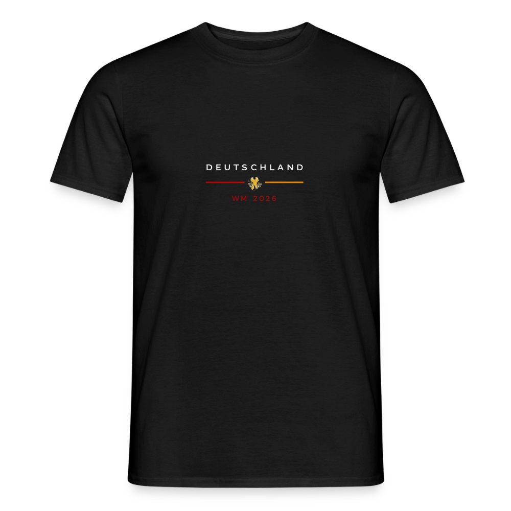 Deutschland Männer T-Shirt - Schwarz