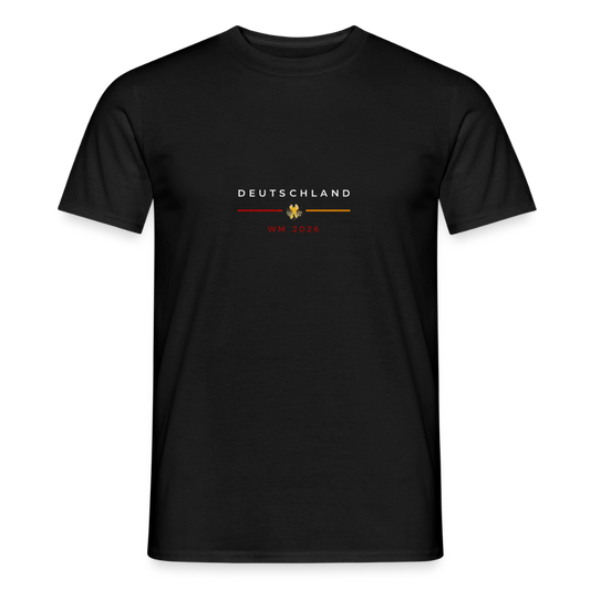 Deutschland Männer T-Shirt - Schwarz