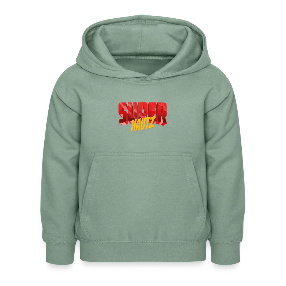Super Hautz Kinder Hoodie - Graugrün