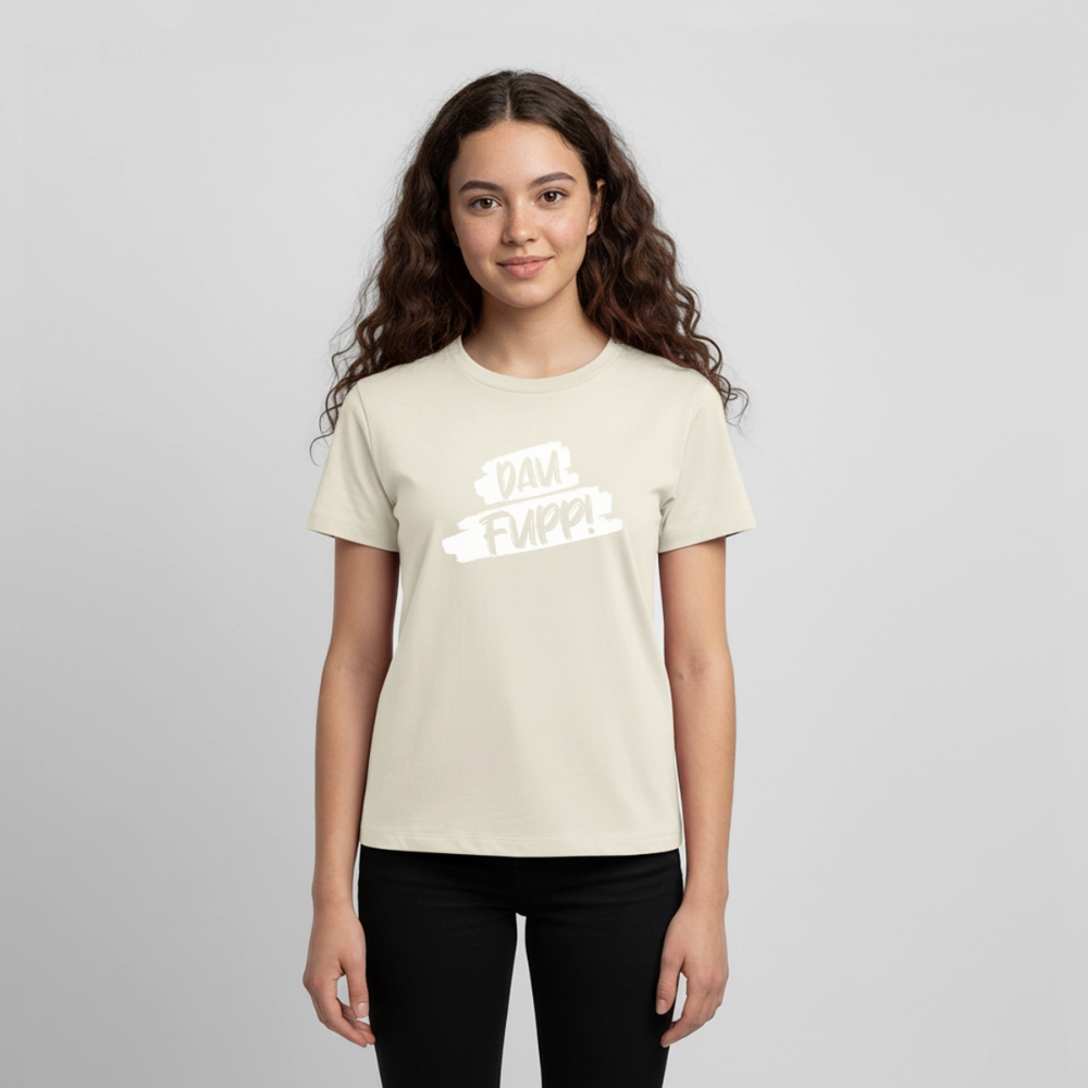 Dau Fupp Teenager Premium T-Shirt - Naturweiß
