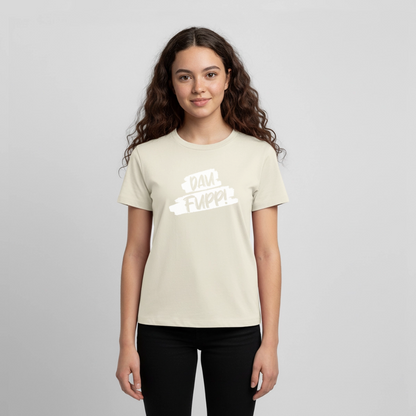 Dau Fupp Teenager Premium T-Shirt - Naturweiß
