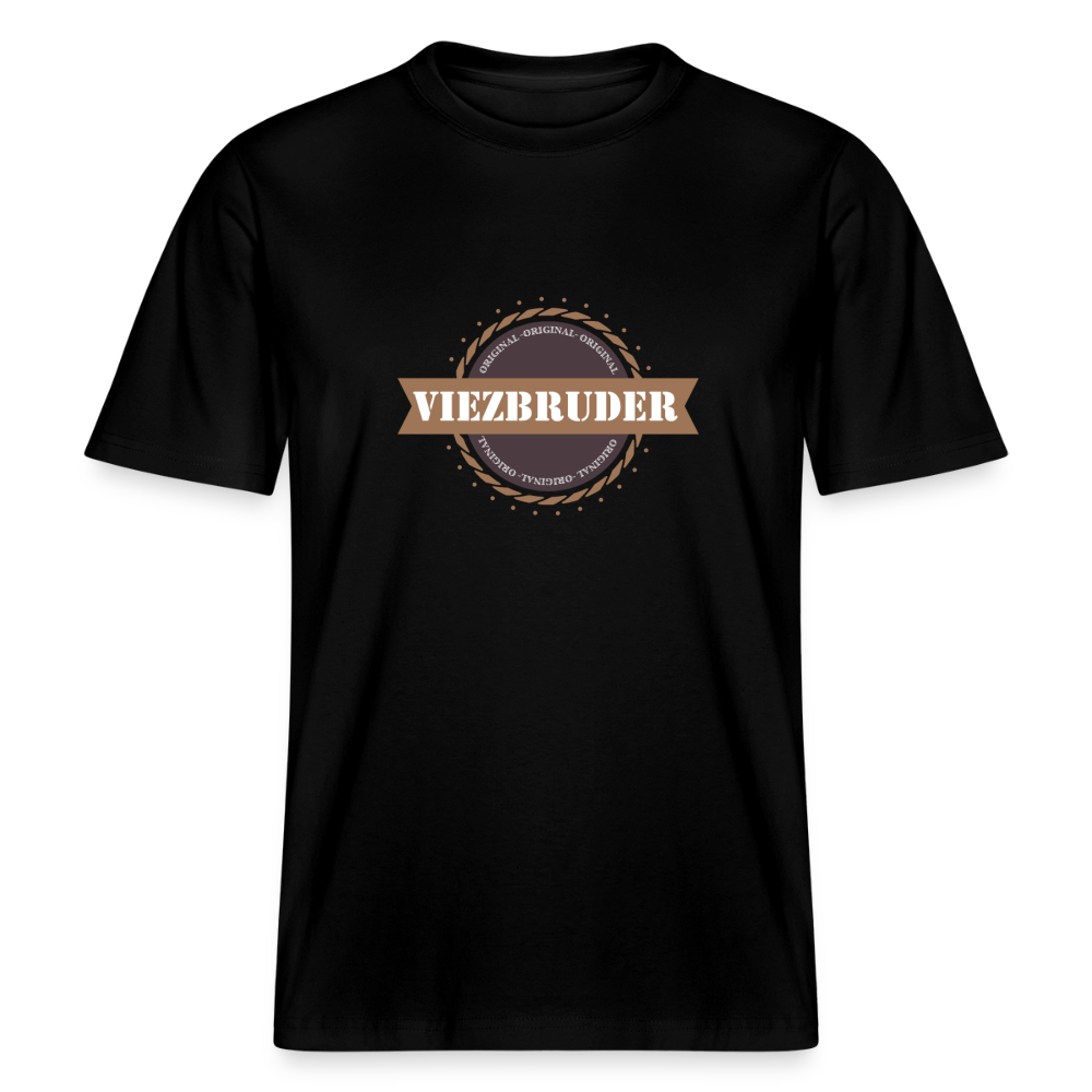 Viezbruder  RELAXED FIT Unisex Organic T-Shirt - Schwarz