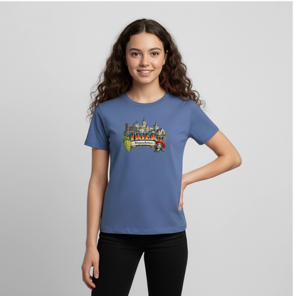 Trier Teenager Premium T-Shirt - Taubenblau
