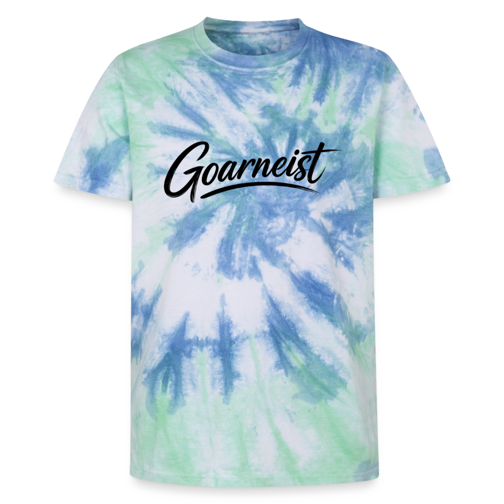 Goarneist Unisex Premium Tie Dye T-Shirt - Spiralblau