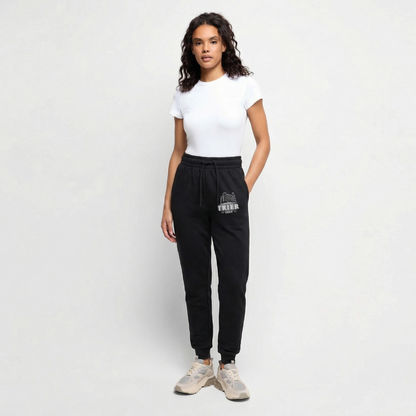 Trier Frauen Premium Bio Jogginghose - Schwarz