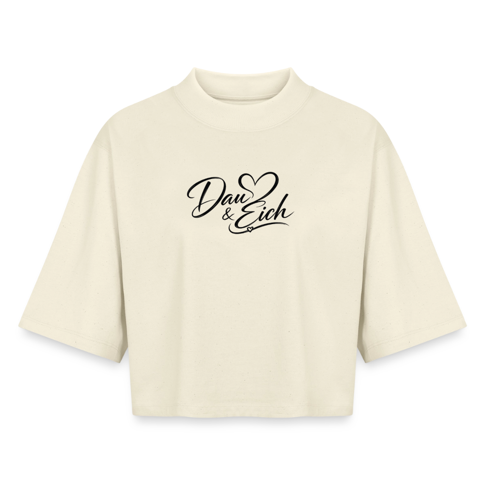 Dau & Eich Boxy Frauen Recyceltes 1/2 Sleeved T-Shirt - Natur