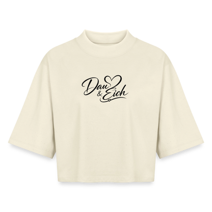 Dau & Eich Boxy Frauen Recyceltes 1/2 Sleeved T-Shirt - Natur