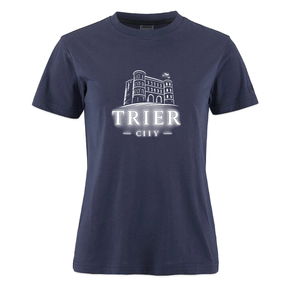 Trier CRAFT Community 2.0 Frauen T-Shirt - Dunkelnavy