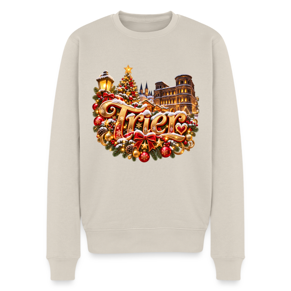 Weihnachten Männer Premium Pullover - Beige
