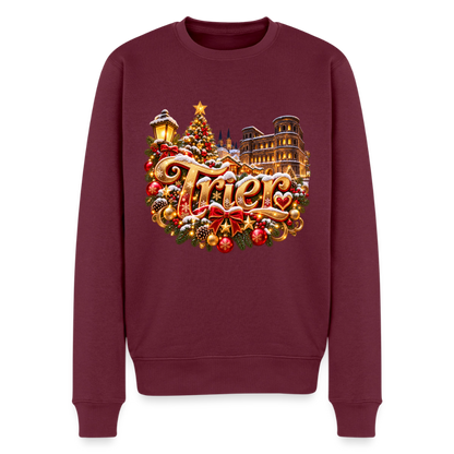 Weihnachten Männer Premium Pullover - Burgunderrot