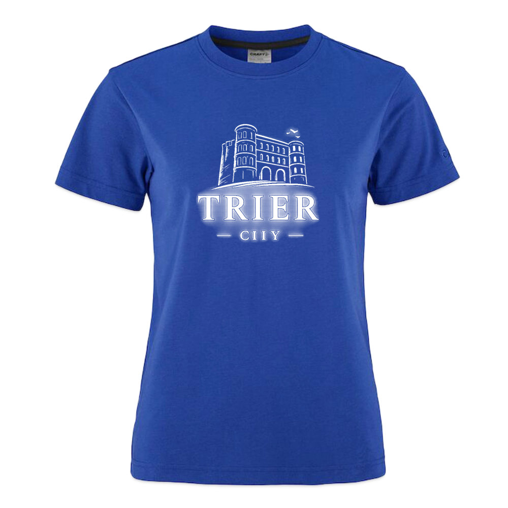 Trier CRAFT Community 2.0 Frauen T-Shirt - Royalblau