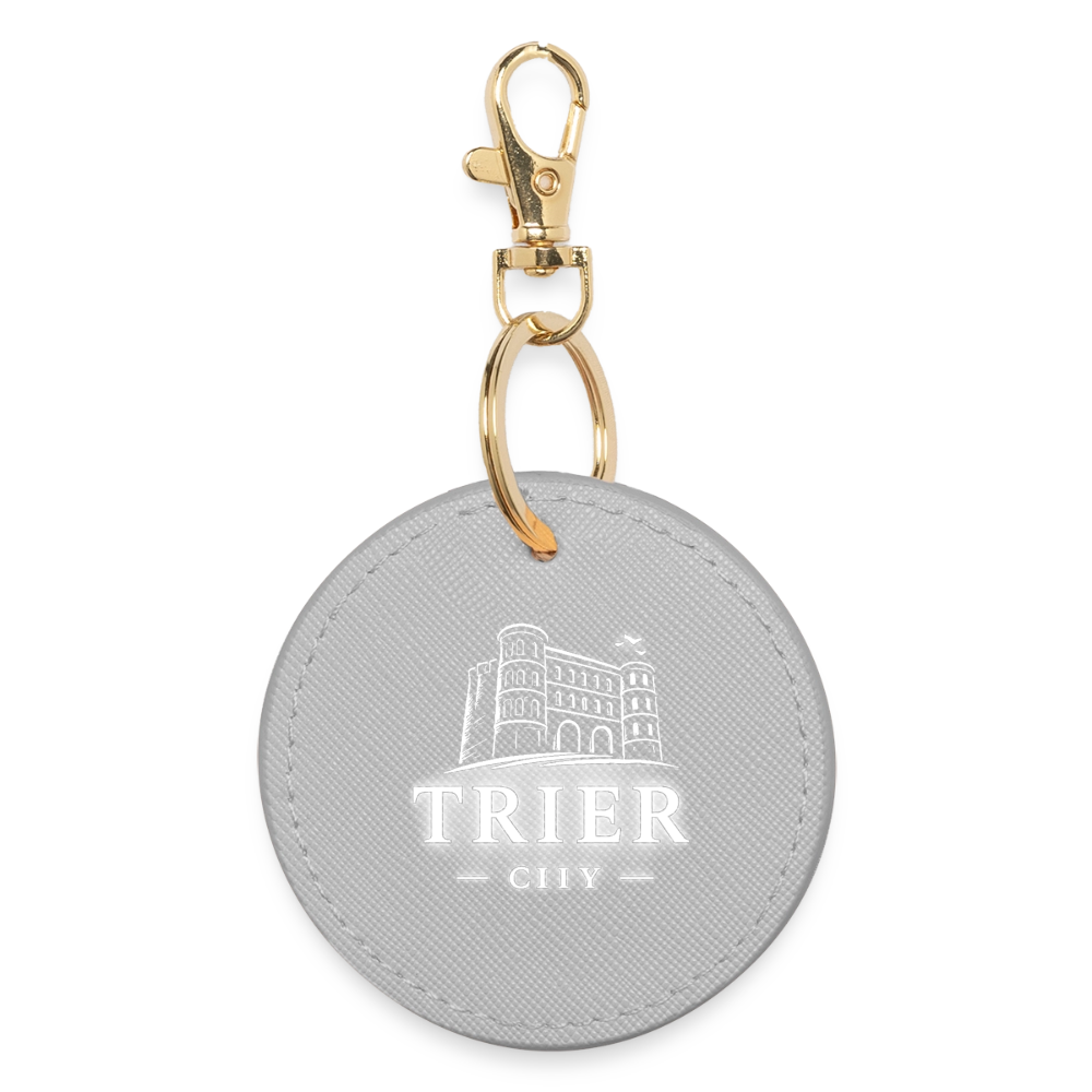 Trier Runder Schlüsselanhänger - Grau