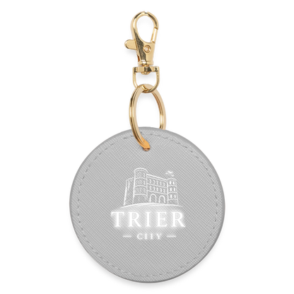 Trier Runder Schlüsselanhänger - Grau