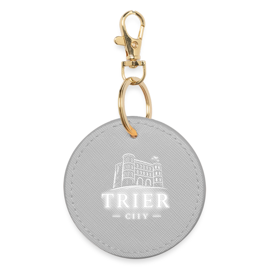 Trier Runder Schlüsselanhänger - Grau