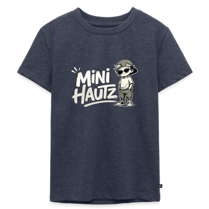 Mini Hautz Kinder Premium T-Shirt - Jeansblau 