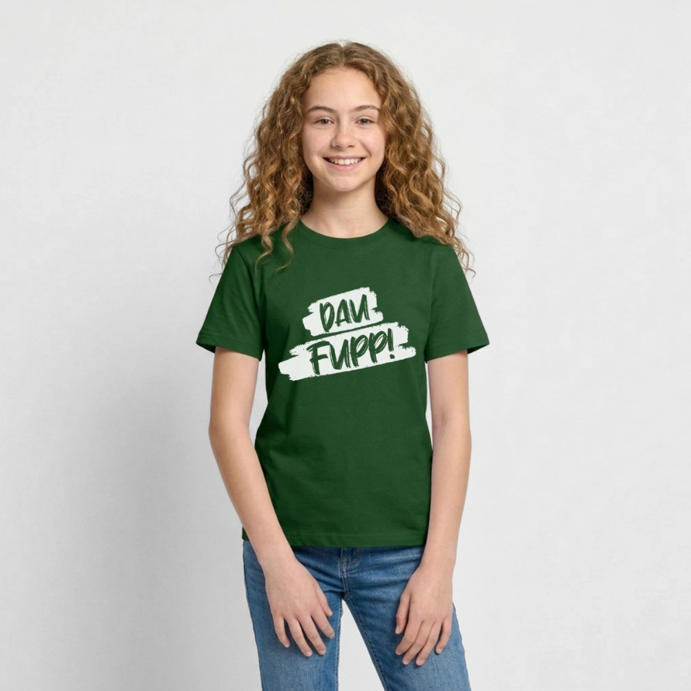 Dau Fupp Teenager T-Shirt - Forstgrün 