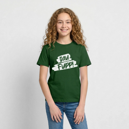 Dau Fupp Teenager T-Shirt - Forstgrün 