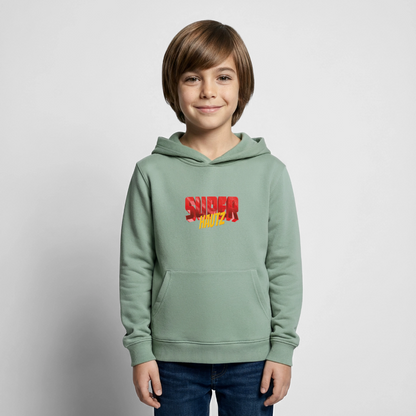 Super Hautz Kinder Hoodie - Graugrün