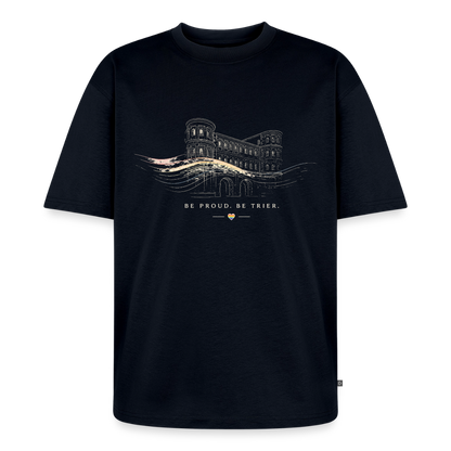 Pride Unisex Premium Oversized Bio T-Shirt - Navy