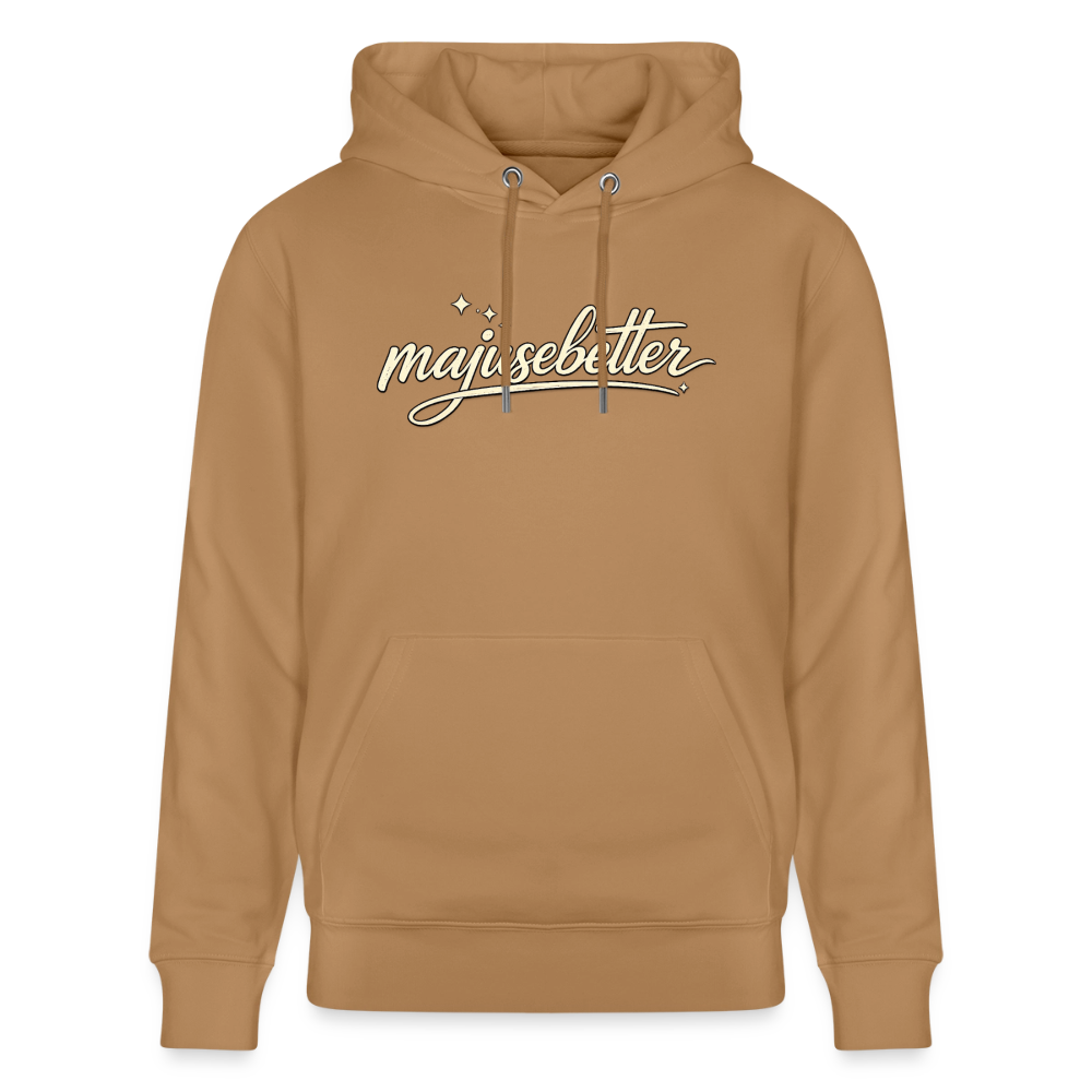 Majusebetter Unisex Bio-Hoodie CRUISER - Karamell 