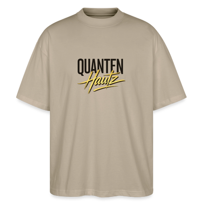 Quanten Hautz  Oversized Unisex Bio T-Shirt Blaster - Steingrau
