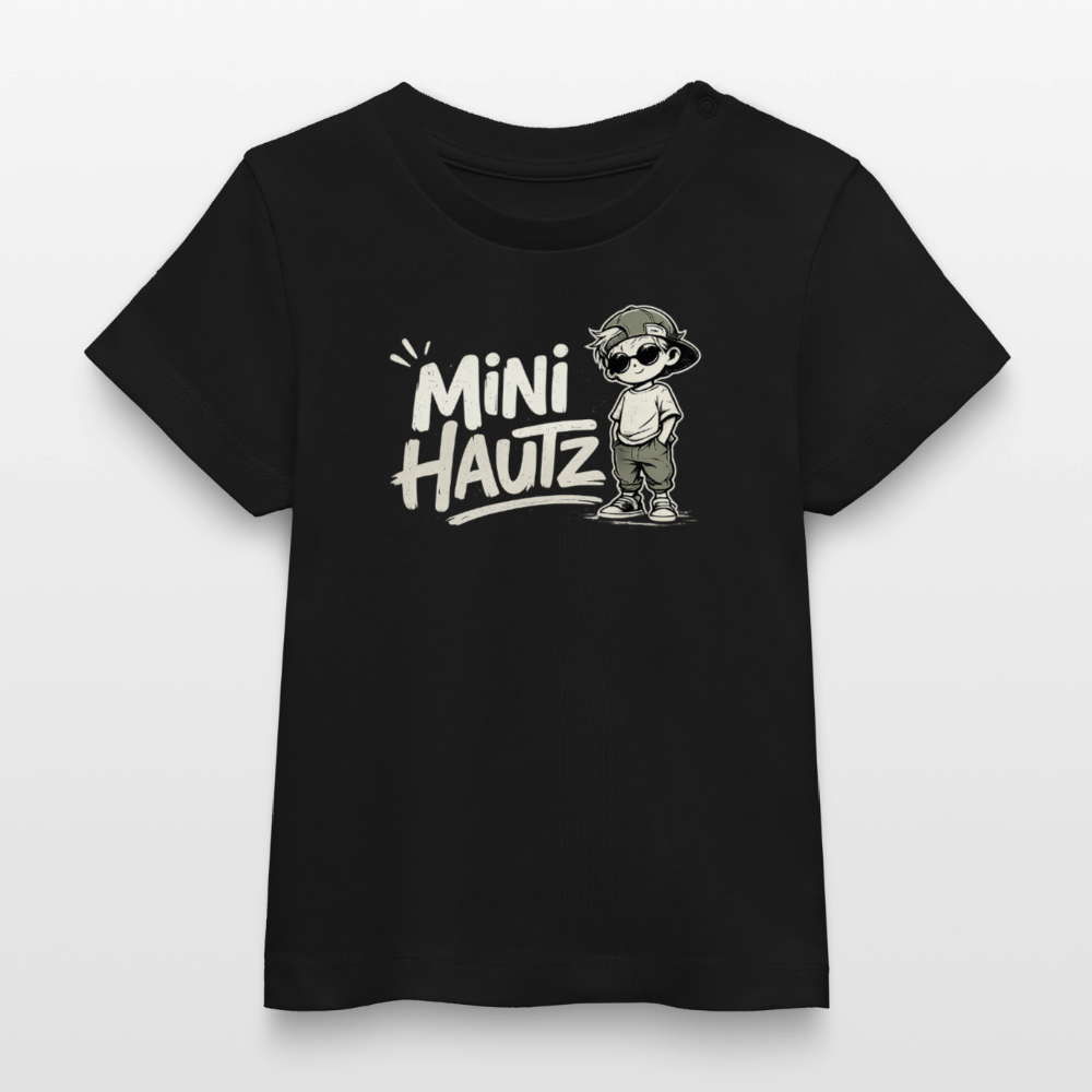Mini Hautz Baby Organic T-Shirt - Schwarz