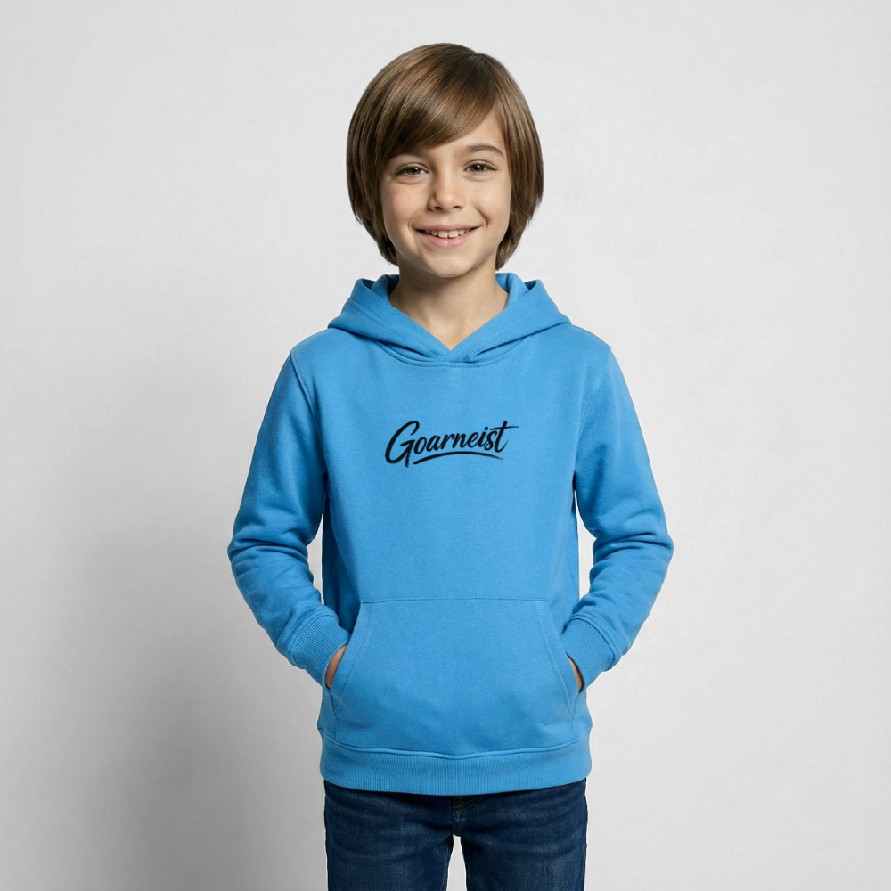 Goarneist Kinder Hoodie - Meeresblau