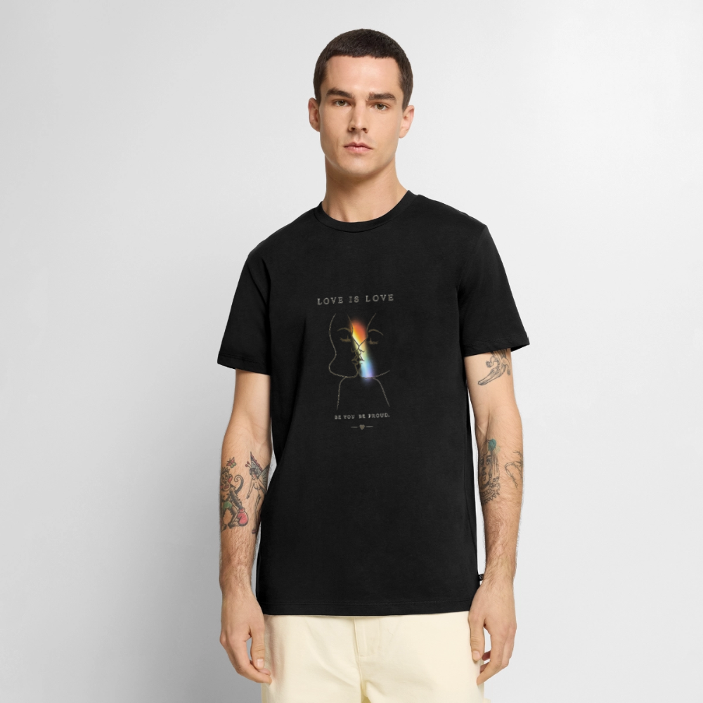 Pride Männer Premium T-Shirt - Schwarz